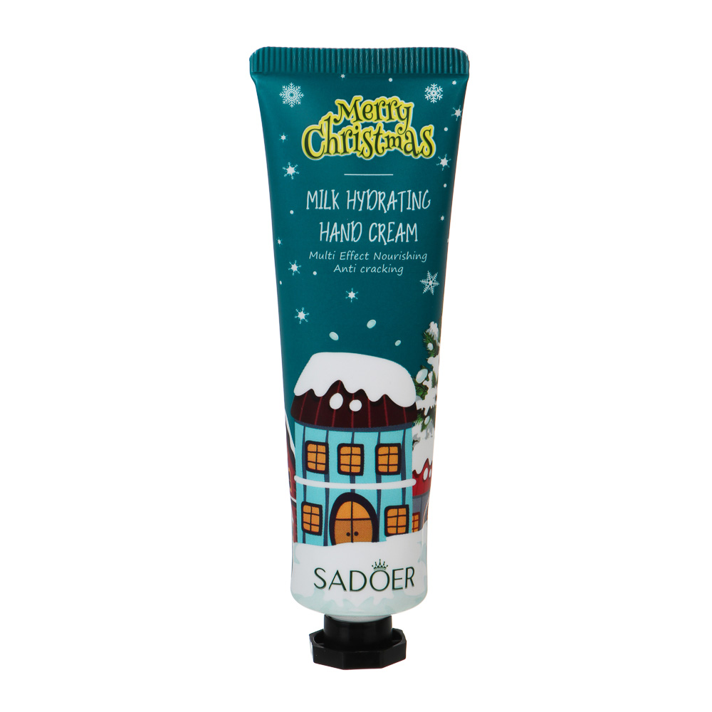 Набор 8 шт (кремы для рук 4 шт х 30гр, бальзамы для губ 4 шт х 7гр) тм SADOER Merry Xmas, подар.уп., арт.№ 022-192