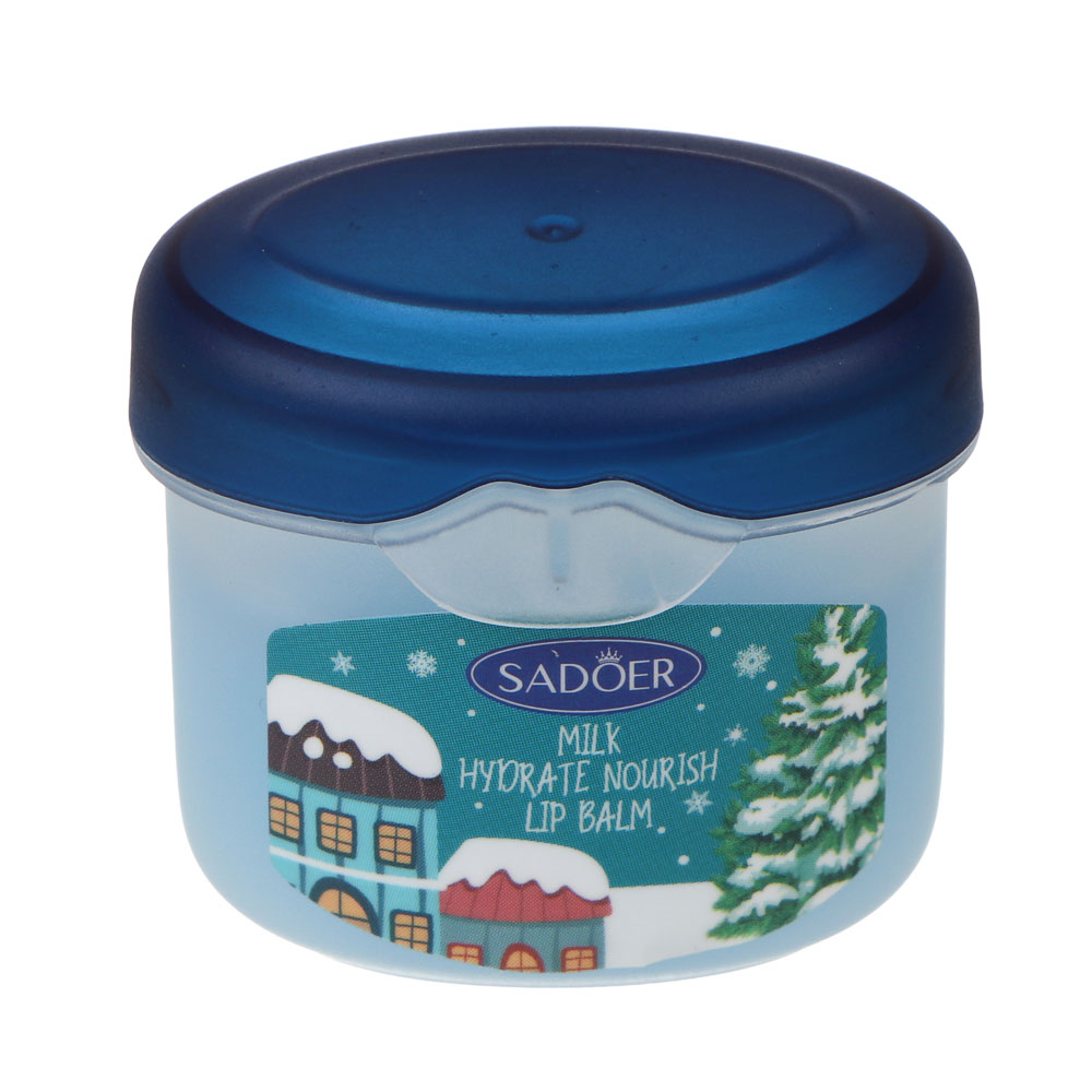 Набор 8 шт (кремы для рук 4 шт х 30гр, бальзамы для губ 4 шт х 7гр) тм SADOER Merry Xmas, подар.уп., арт.№ 022-192