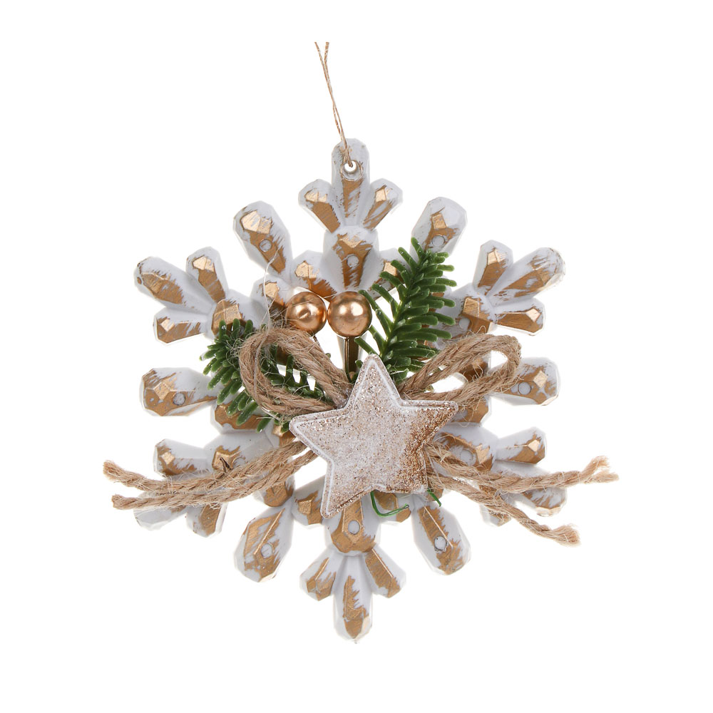 СНОУ БУМ Снежинка, 11,5 см, пластик, 26-630, арт.№ 397-460