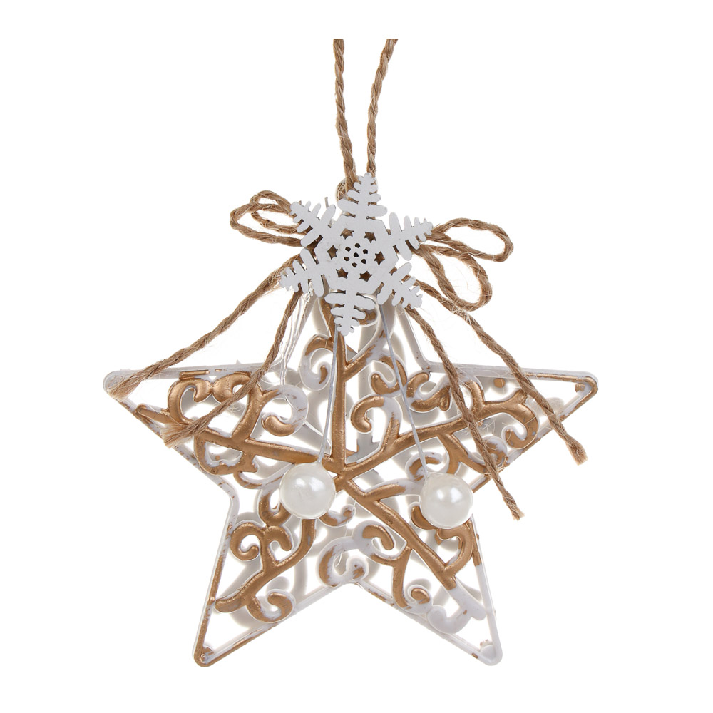 СНОУ БУМ Звезда, 9,5см, пластик, 26-631, арт.№ 397-461