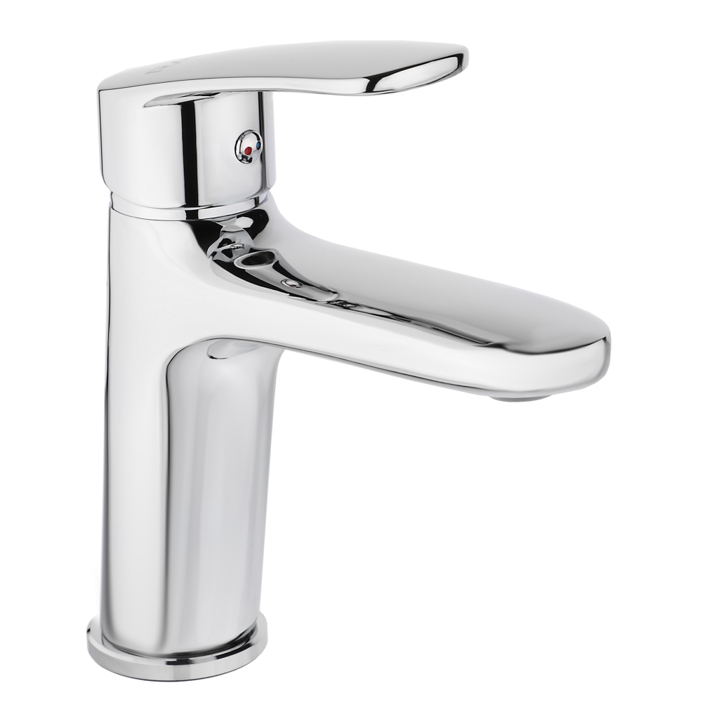 RAIN Смеситель для раковины Фианит, картридж 35мм, латунь, хром, арт.№ 561-028