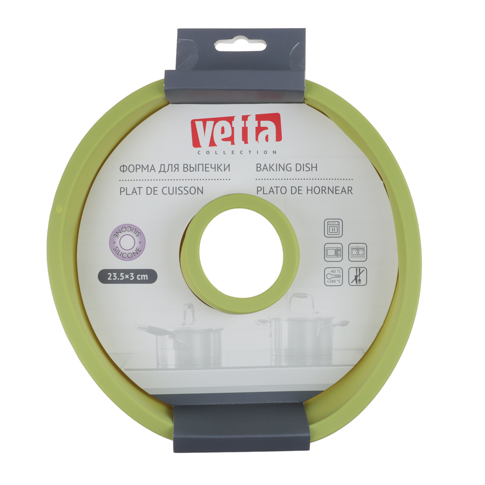 VETTA Форма силиконовая 23,5x3см, "Астра", арт.№ 856-214