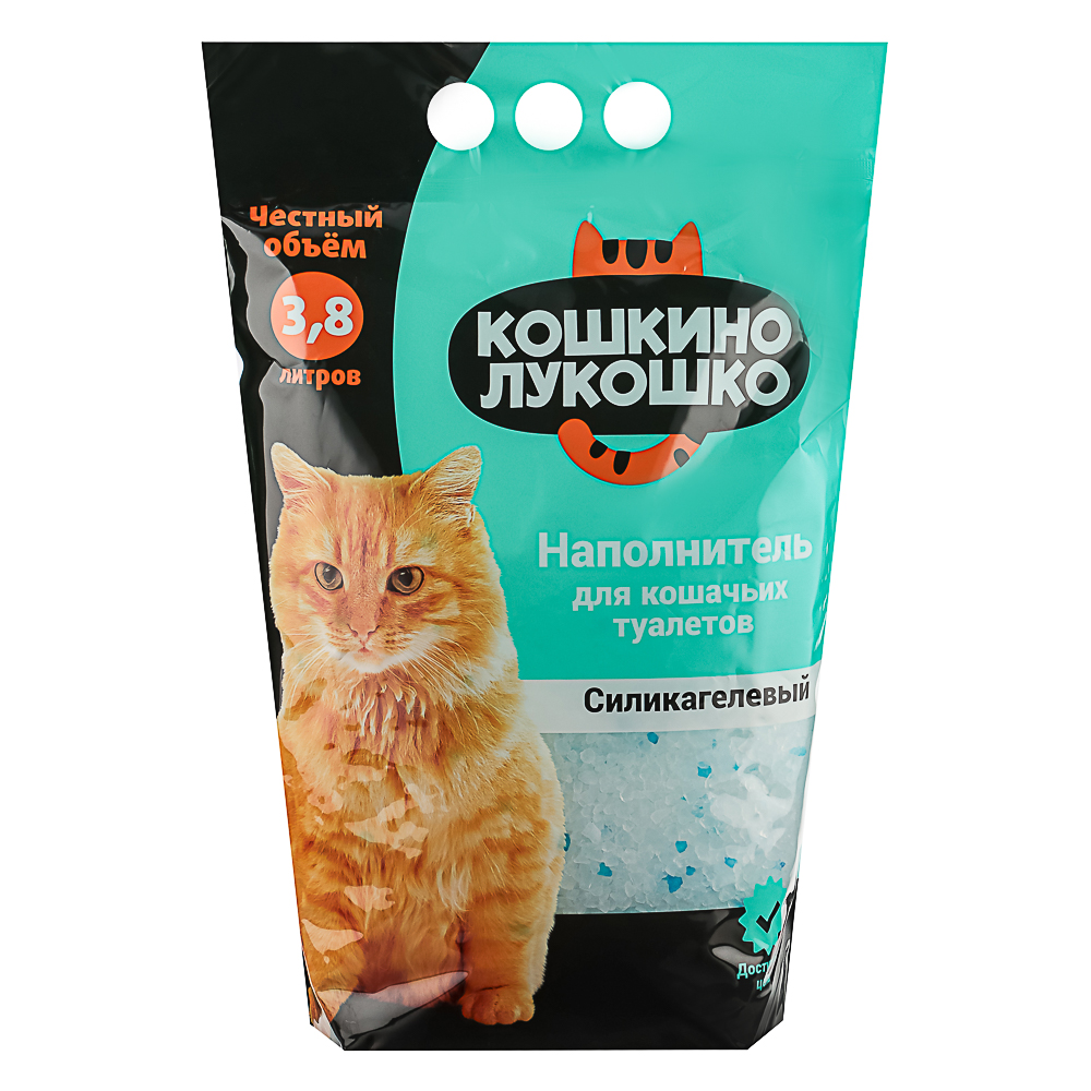 Наполнитель Кошкино Лукошко силикагель 3,8л, арт.№ 273-464