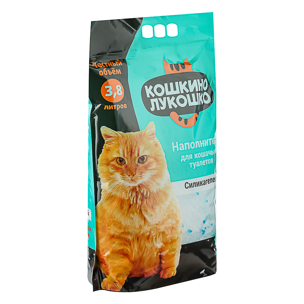 Наполнитель Кошкино Лукошко силикагель 3,8л, арт.№ 273-464