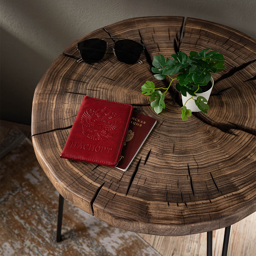 ЮL Обложка для паспорта "Герб", ПУ, 9,7х14см, красный, ОД21-10, арт.№ 334-127