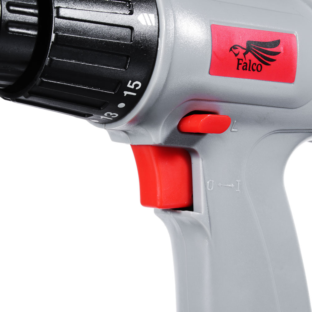 FALCO Дрель-шуруповерт аккумуляторная CD 12-1 /Ni-Cd/12V/1,2 А*ч/0-550об/мин /9Н*м /1аккум /коробка., арт.№ 646-254