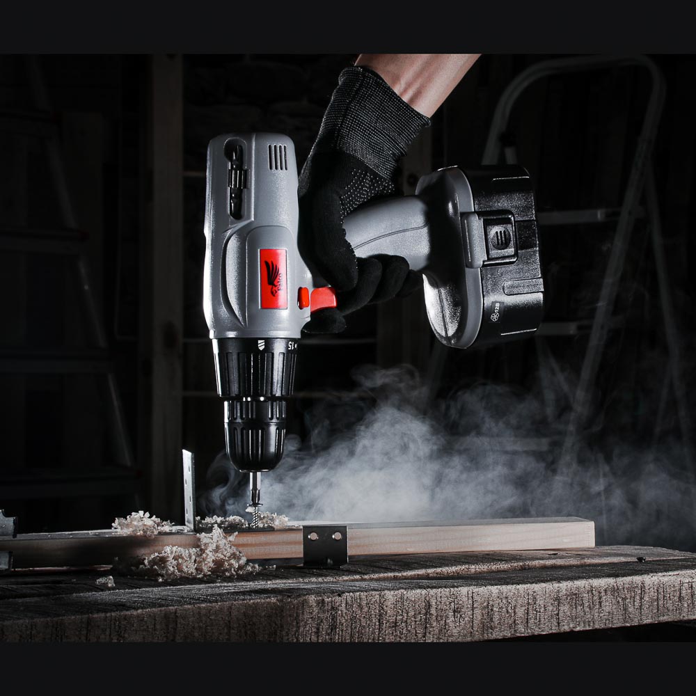 FALCO Дрель-шуруповерт аккумуляторная CD 12-1 /Ni-Cd/12V/1,2 А*ч/0-550об/мин /9Н*м /1аккум /коробка., арт.№ 646-254