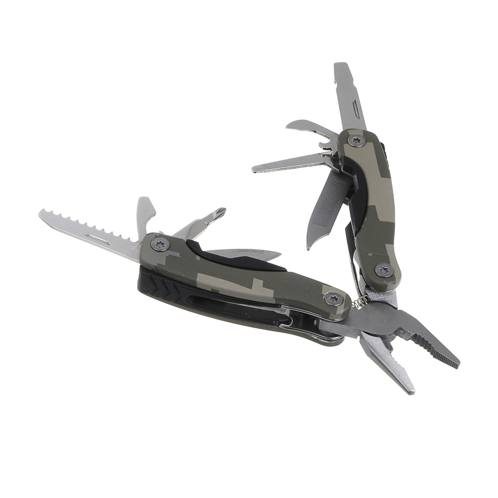 Мультитул многофункциональный тм BY Русские Супергерои, 15 функций, нержавеющая сталь, 9,9 см, арт.№ 070-052