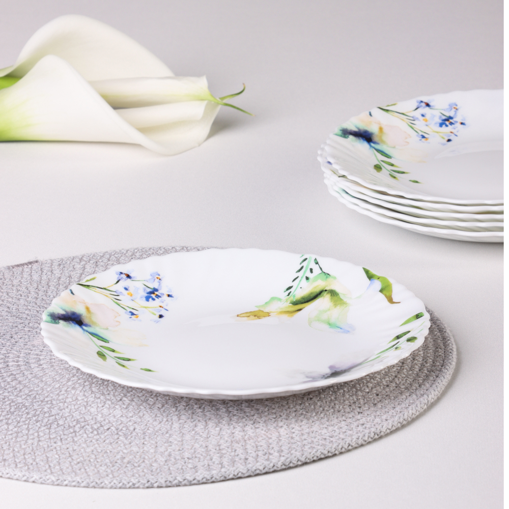 MILLIMI Шабер Набор столовой посуды 19 пр., опаловое стекло, арт.№ 818-865