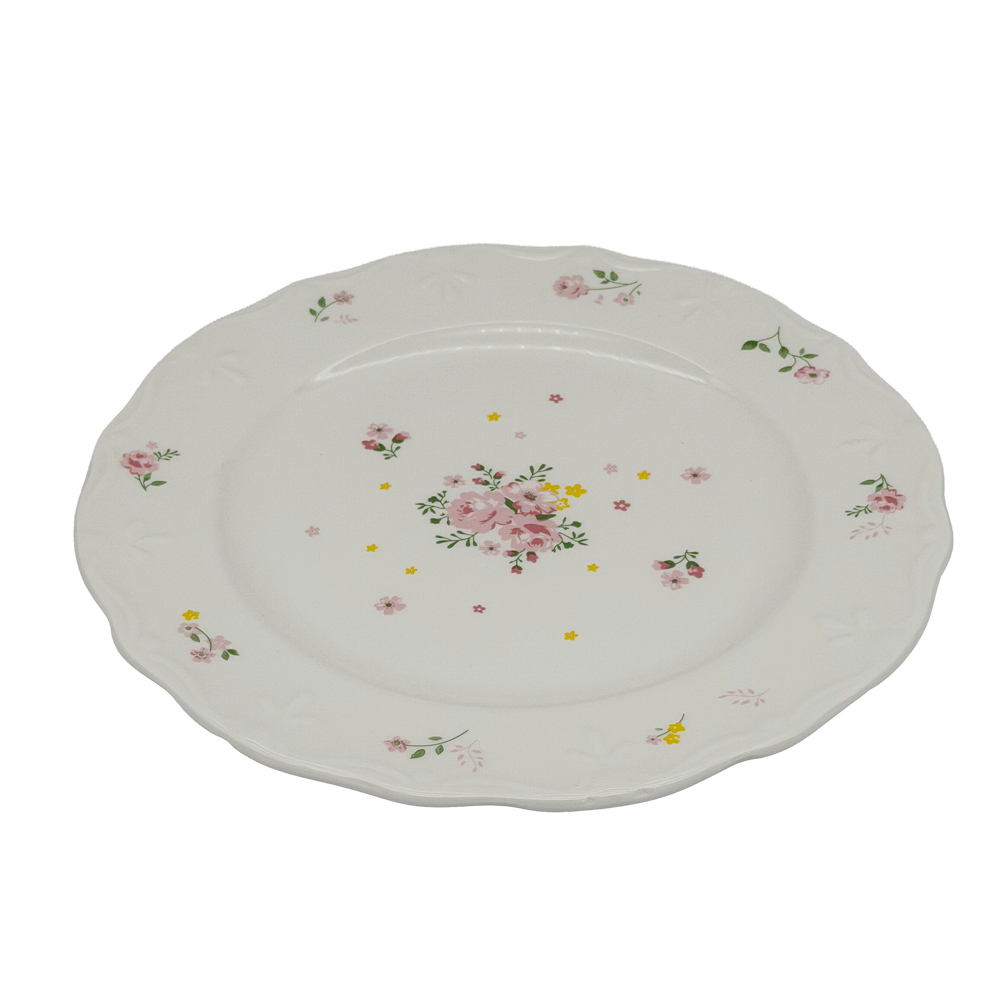 Тарелка закусочная Блоссом тм MILLIMI, 21,5см, фарфор, арт.№ 816-077