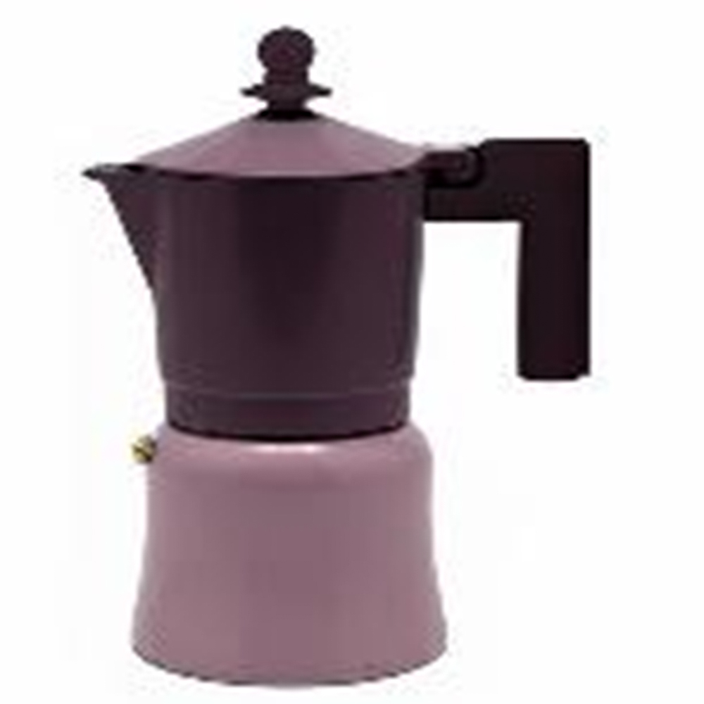 Кофеварка гейзерная тм SATOSHI Бургунди, 3 чашки, литой алюминий, нейлоновая ручка, арт.№ 850-290