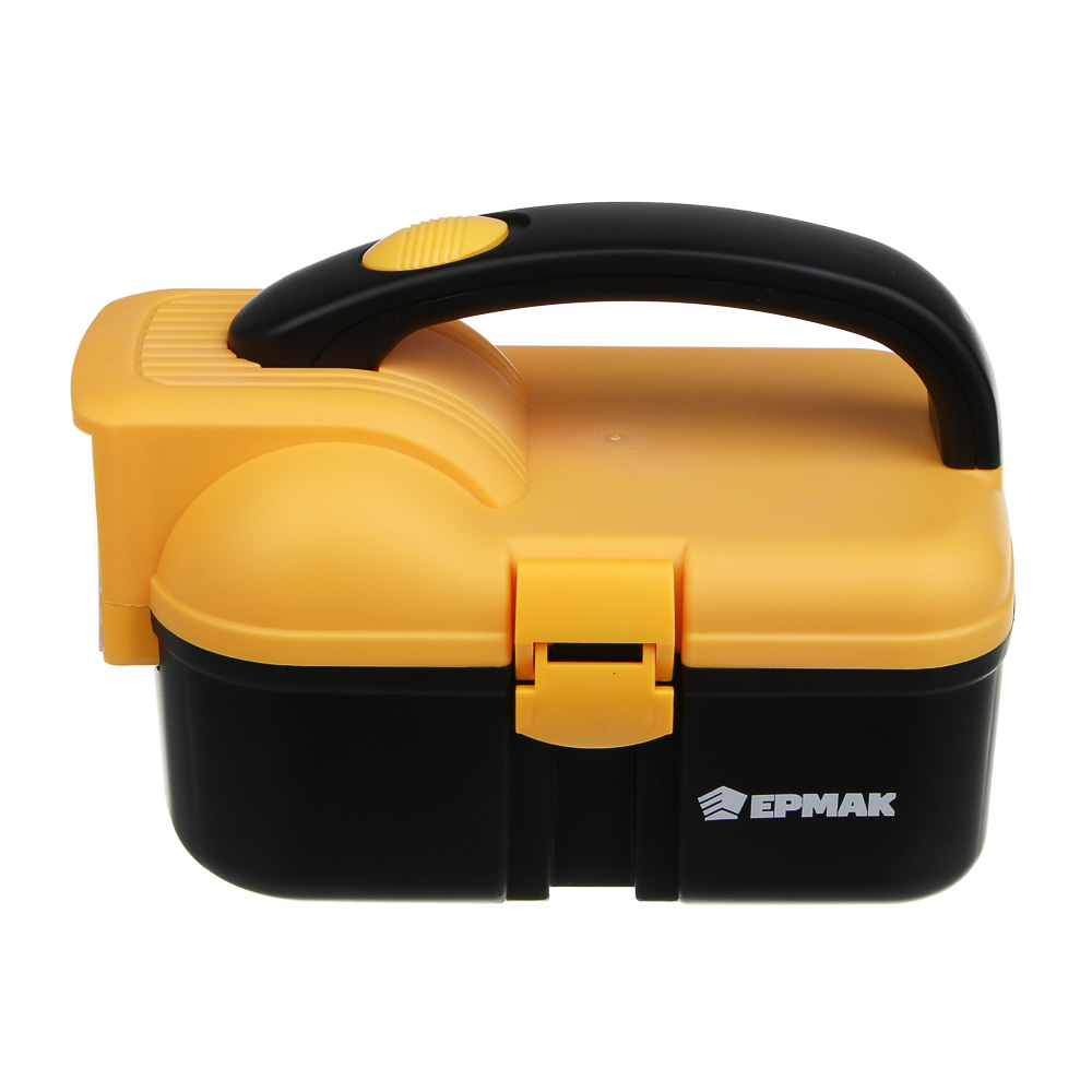 Ящик для хранения осветительный тм ЕРМАК, 19х12х12.5 см, пластик, 1 LED, 4хАА, арт.№ 225-006