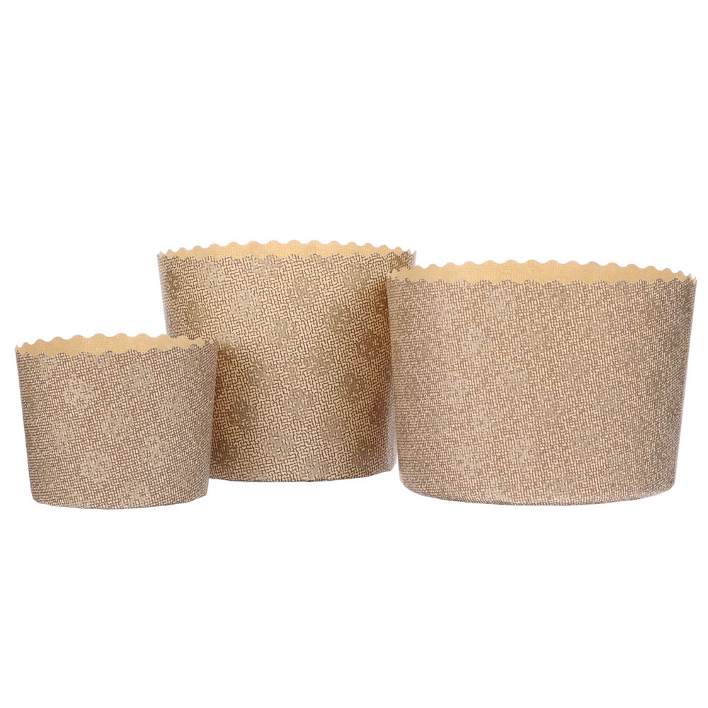 Набор бумажных форм для кулича 9 шт, 3 размера-70х60, 90х90, 110х85 мм., арт.№ 513-438