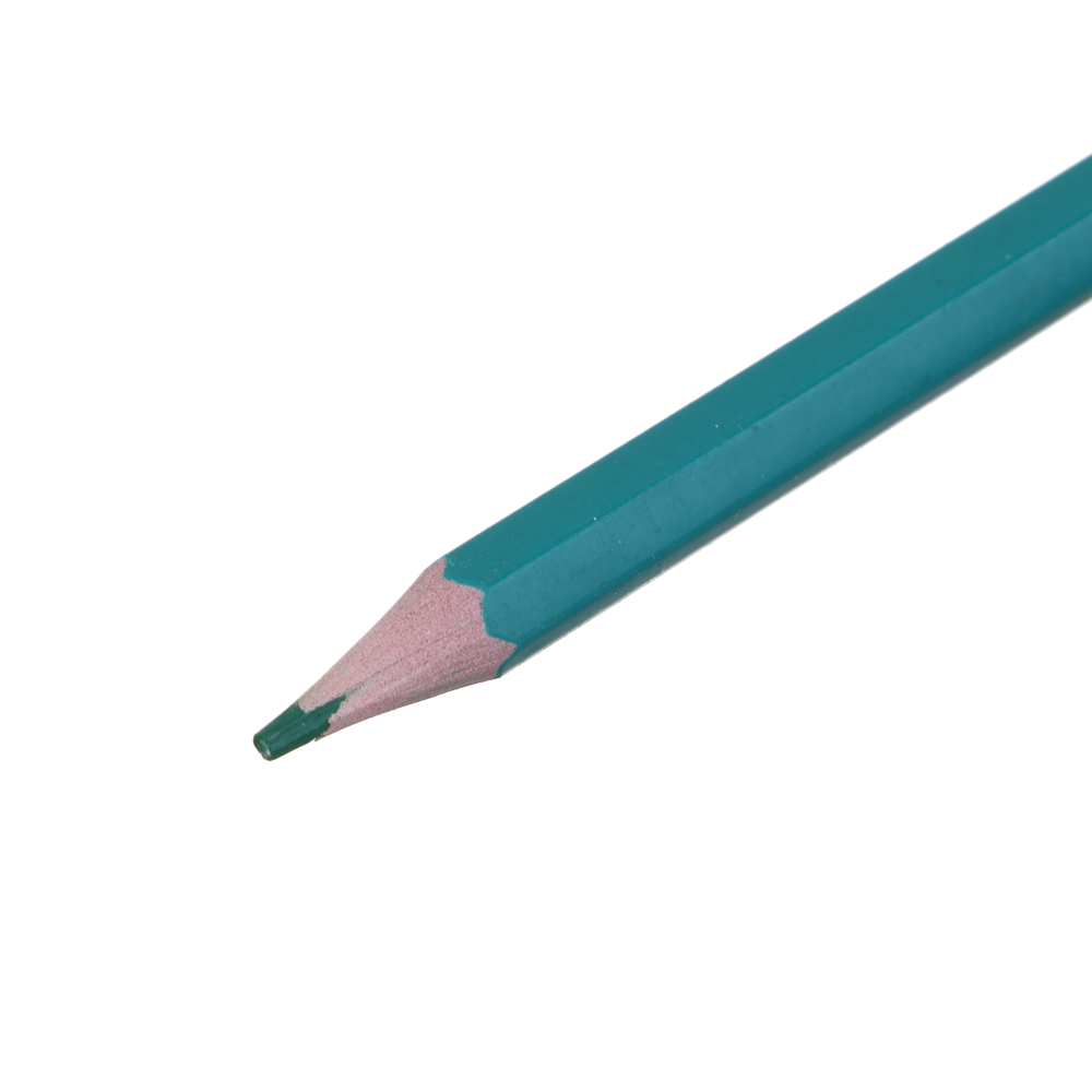 Намбер Ван Карандаши 12 цветов шестигранные заточенные, улучшенное письмо, пластик, в карт.коробке, арт.№ 228-005