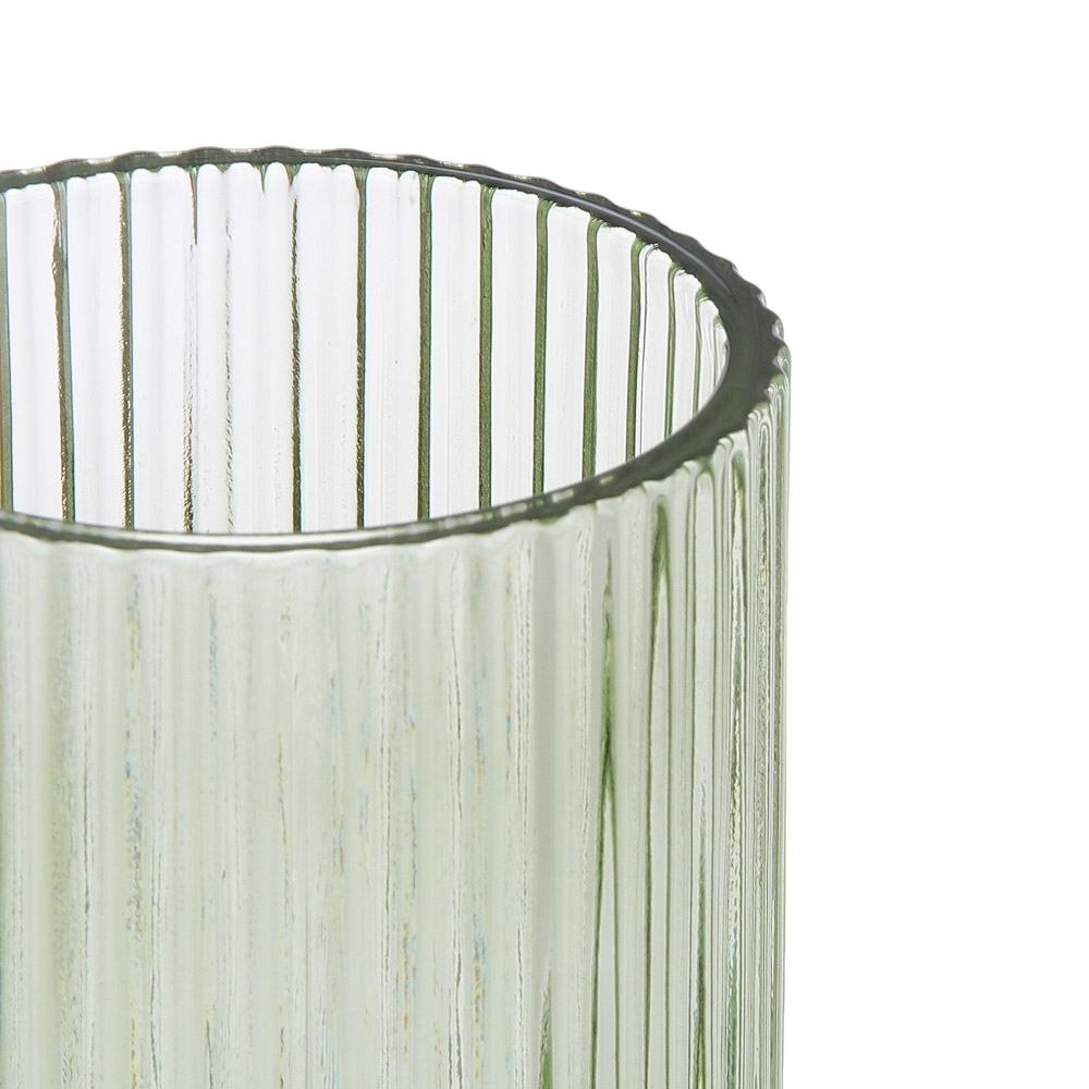 Стакан для ванной комнаты тм VETTA Ингрид, стекло, зеленый, 7х7х9,5см, арт.№ 463-608