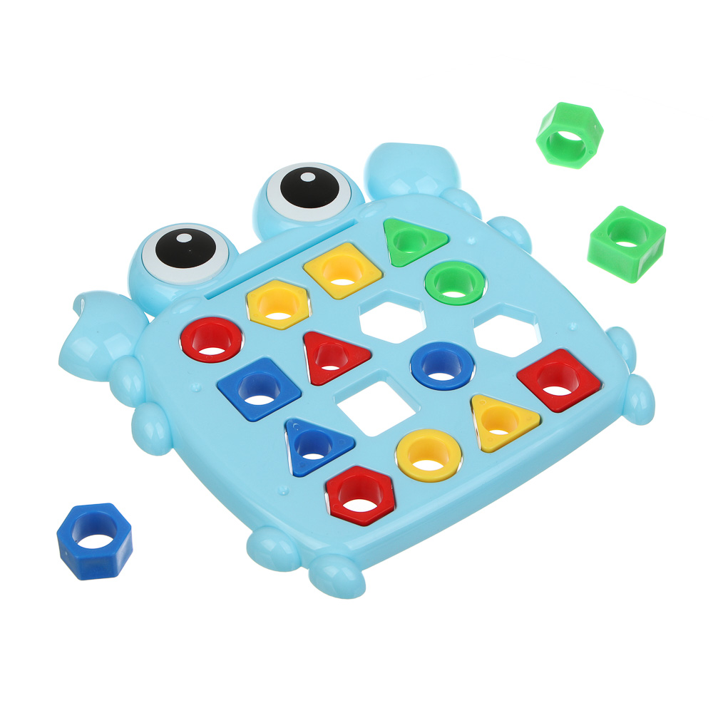 Развивающая игра "Крабик-сортер", ИГРОЛЕНД, PP, арт.№ 270-058