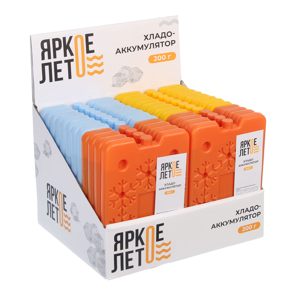 Хладоаккумулятор тм ЯРКОЕ ЛЕТО, 200г, пластик, арт.№ 118-091