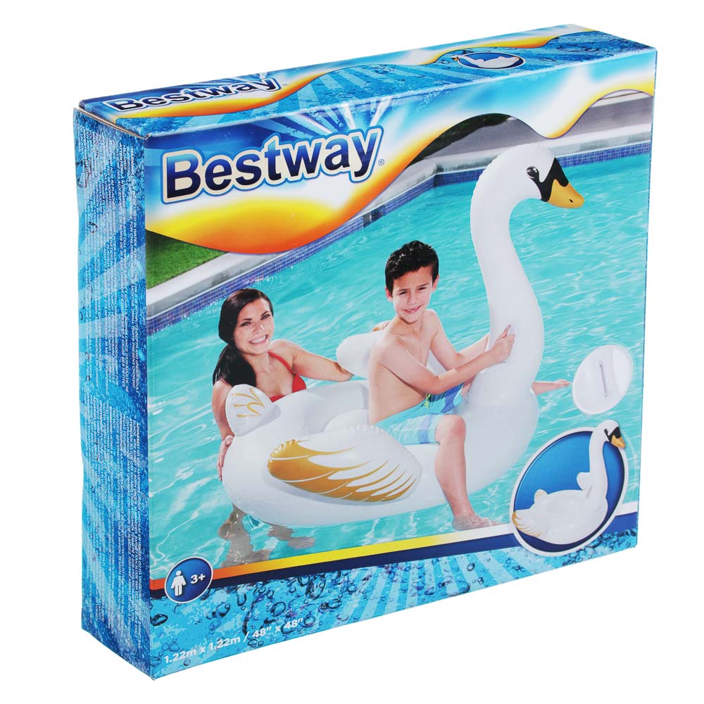 BESTWAY Лебедь надувной, 122х122 см, 41123, арт.№ 042-010