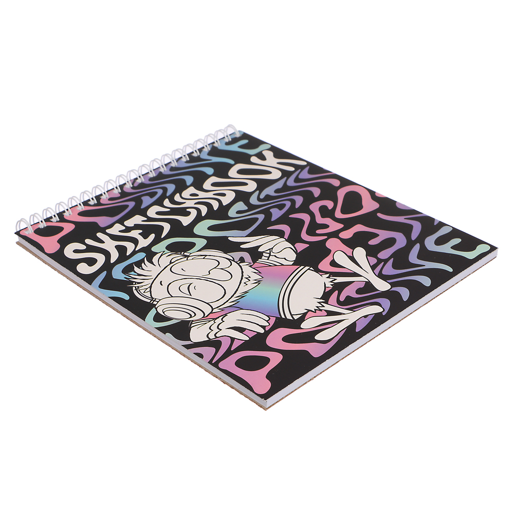 СОЮЗМУЛЬТФИЛЬМ Блокнот для зарисовок (скетчбук) 16,4х19,5см, 30л., спираль, тв.подложка, 4 дизайна, арт.№ 805-039