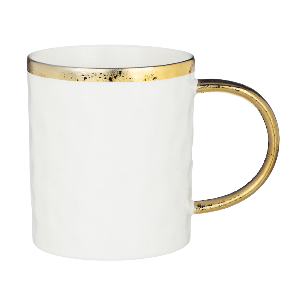 MILLIMI Романс Кружка, 360мл, фарфор, белый, арт.№ 802-510