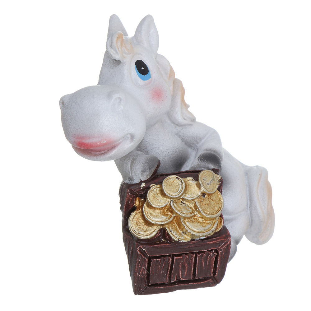 СНОУ БУМ Магнит Лошадка 5x2x6 см, полистоун, 4 вида, арт.№ 705-031