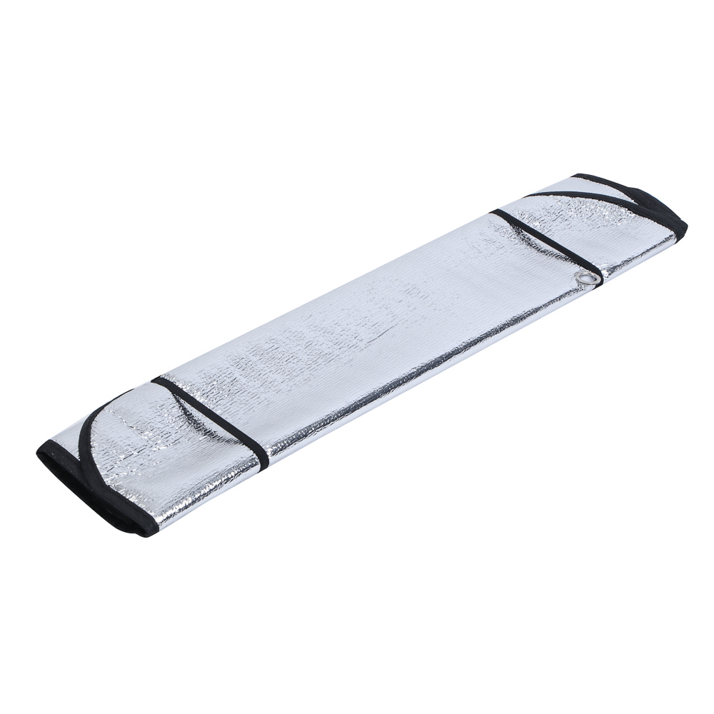 ЕРМАК Шторка солнцезащитная на лобовое стекло, 130x60см, графитовая, 10033L, арт.№ 718-023