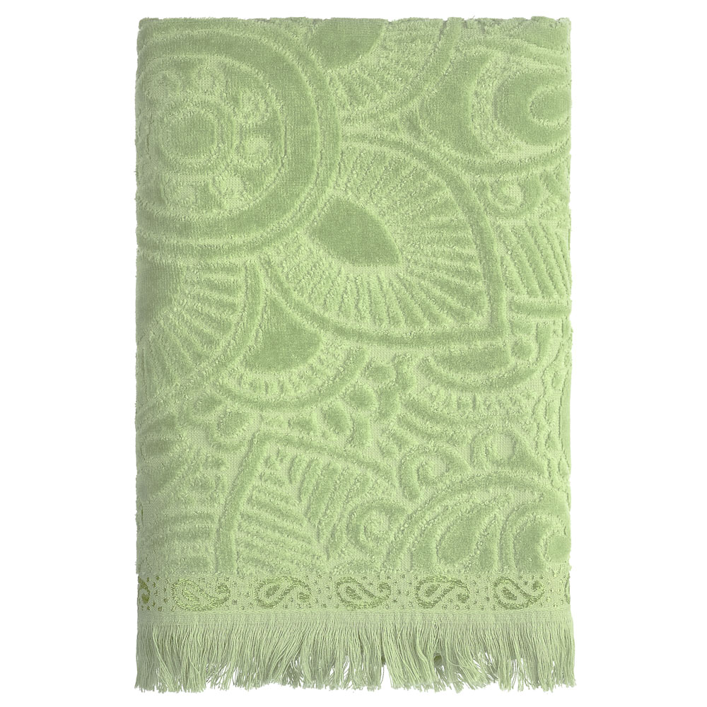 PROVANCE Эвкалипт Полотенце махровое, 100% хлопок, 70х130см, 450гр/м, зеленый, арт.№ 484-160