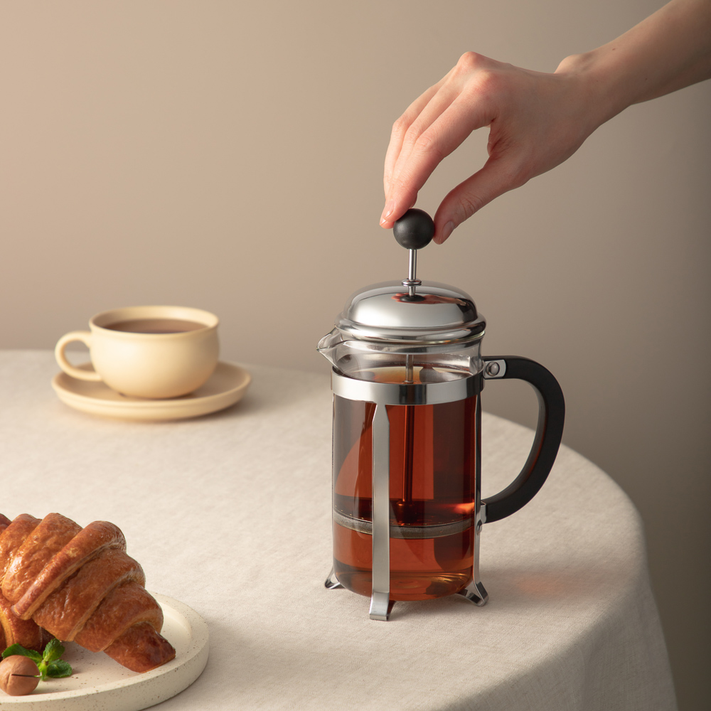 SATOSHI Бордо Френч-пресс 600 мл, жаропрочное стекло, арт.№ 850-245