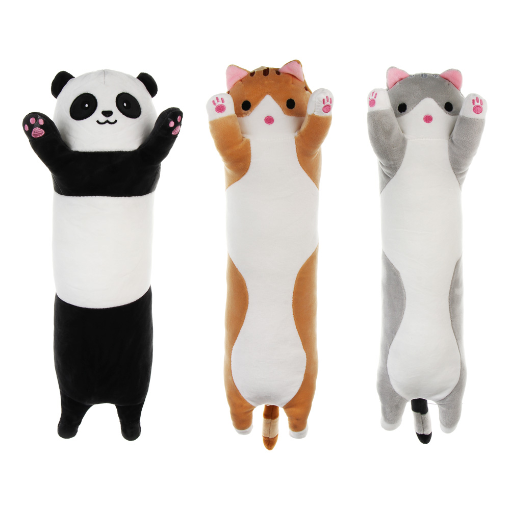 Игрушка мягкая "Батончик" 50 см, полиэстер, ИГРОЛЕНД, 3+, 1811-01, арт.№ 264-540