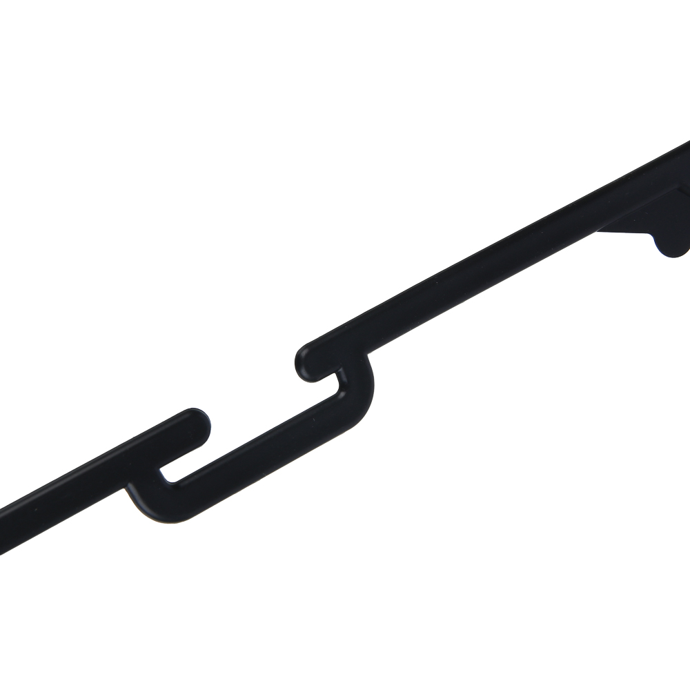 Вешалки для одежды тм VETTA, 5шт, пластик, 39,5х20,5х0,3см, пластик, цвет черный, арт.№ 456-139