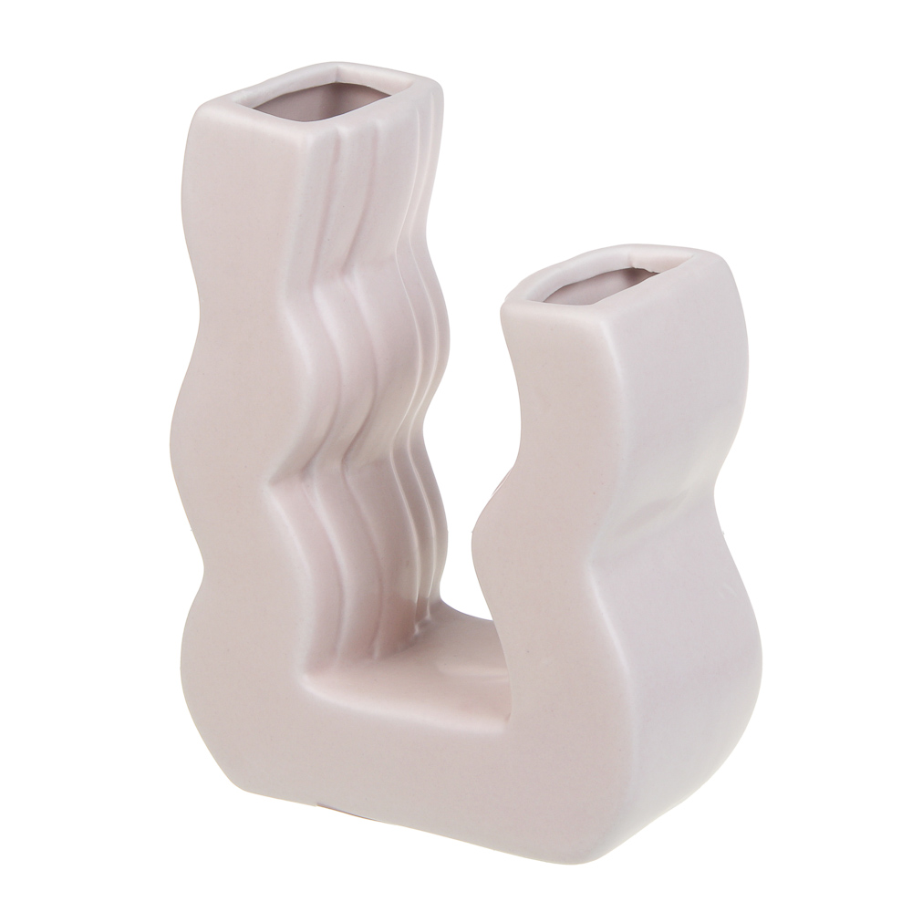 VETTA Вазон, 16,5x12,5x6 см, керамика, бежевый, арт.№ 463-498