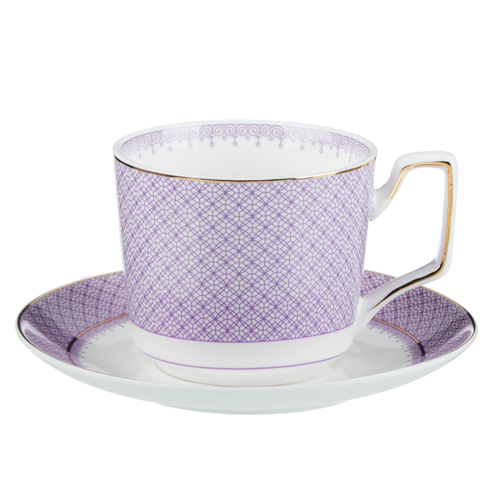 MILLIMI Арлекин Набор чайный 4 пр., 260мл, 15см, костяной фарфор, арт.№ 802-083