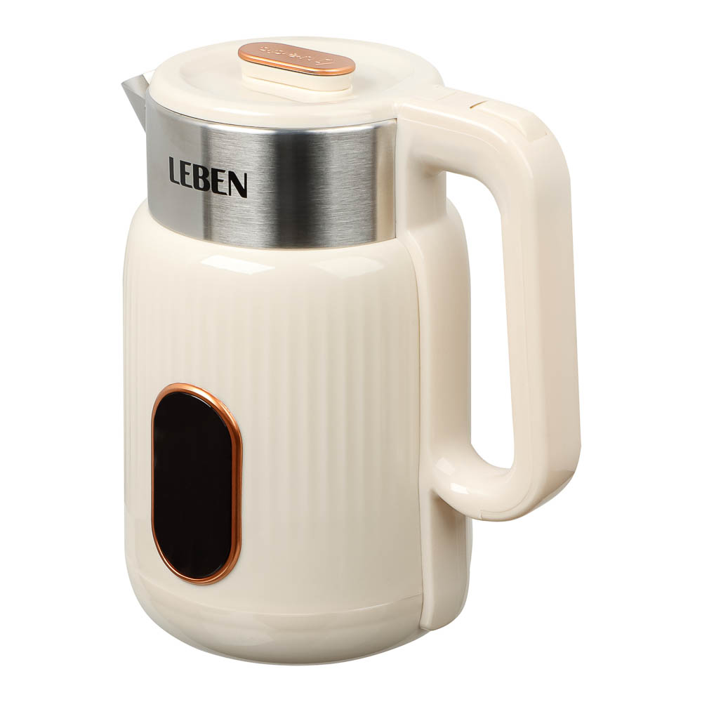 LEBEN Чайник электрический 2л, 1500Вт, пластик, арт.№ 291-144