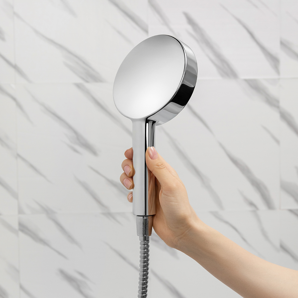 СоюзКран Набор для душа, лейка 125мм, 5 режимов, шланг 150см, держатель для душа, арт.№ 545-862