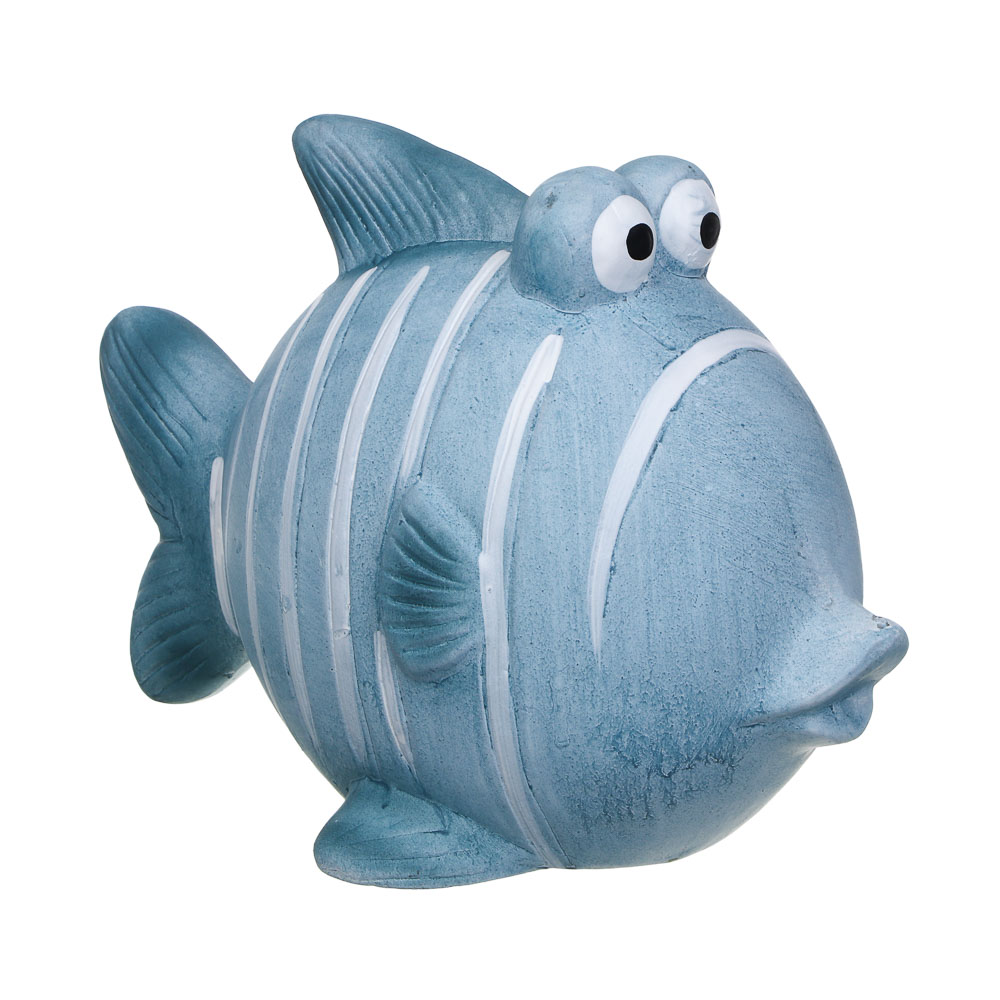 INBLOOM Фигура садовая Рыба 26.5x13x19.5см, глина, арт.№ 162-283