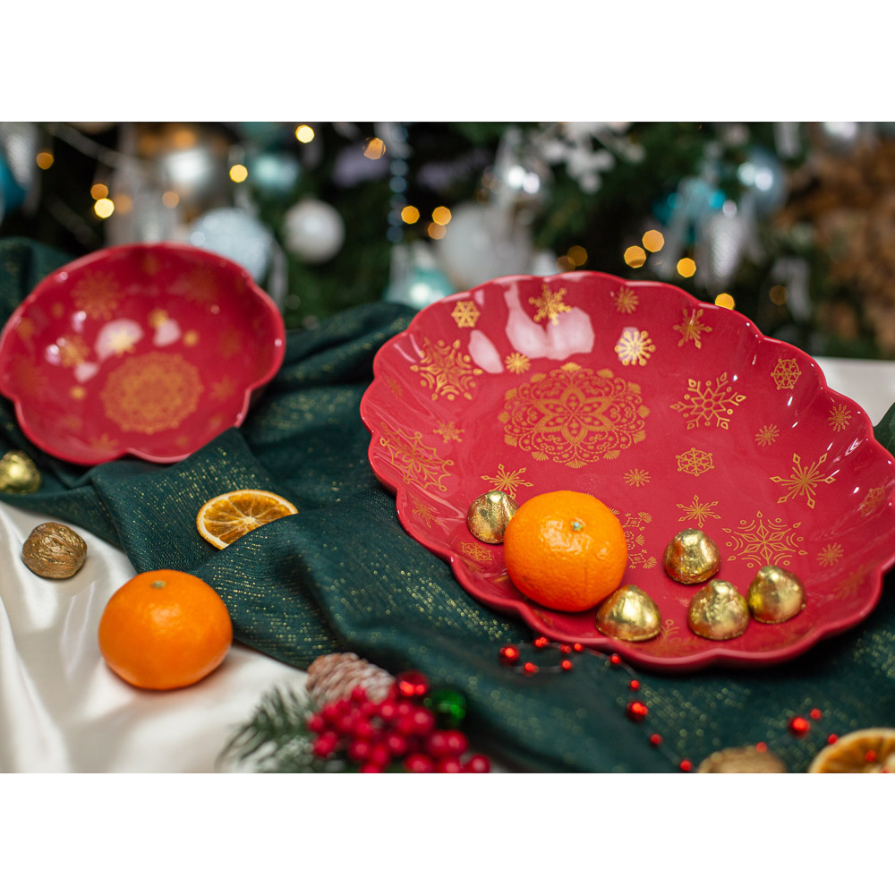 MILLIMI Волшебство Блюдо круглое 25х25х2см, костяной фарфор, арт.№ 820-083