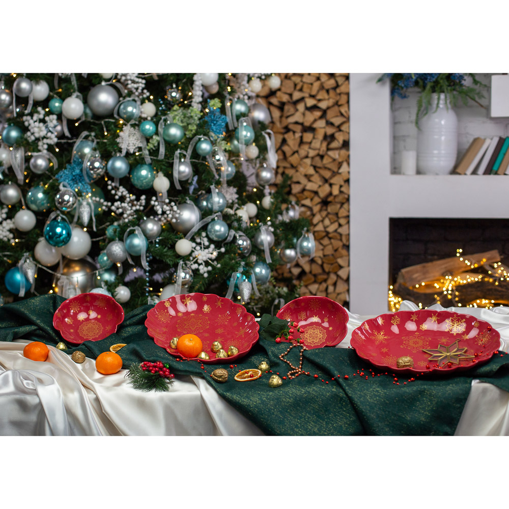 MILLIMI Волшебство Блюдо круглое 25х25х2см, костяной фарфор, арт.№ 820-083