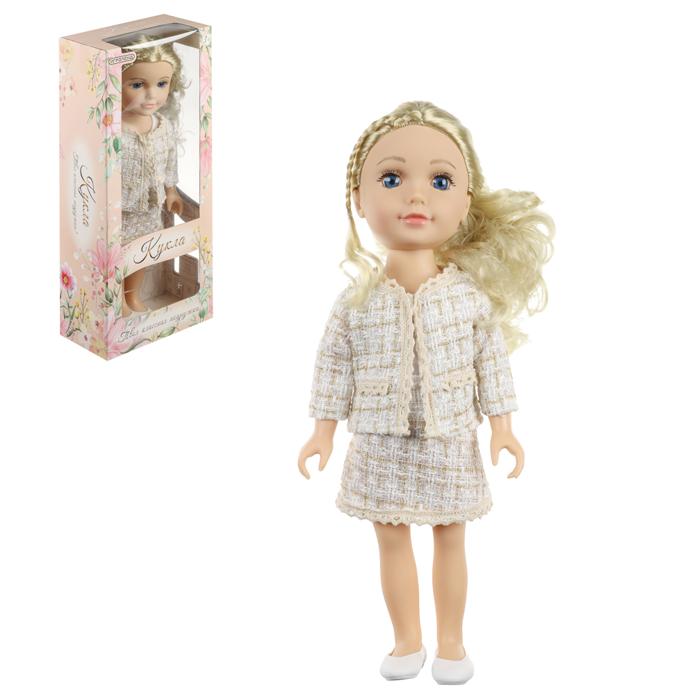 ИГРОЛЕНД Кукла классическая 45 см, PVC, PP, полиэстер, 19,8х10х47,5 см, арт.№ 436-158
