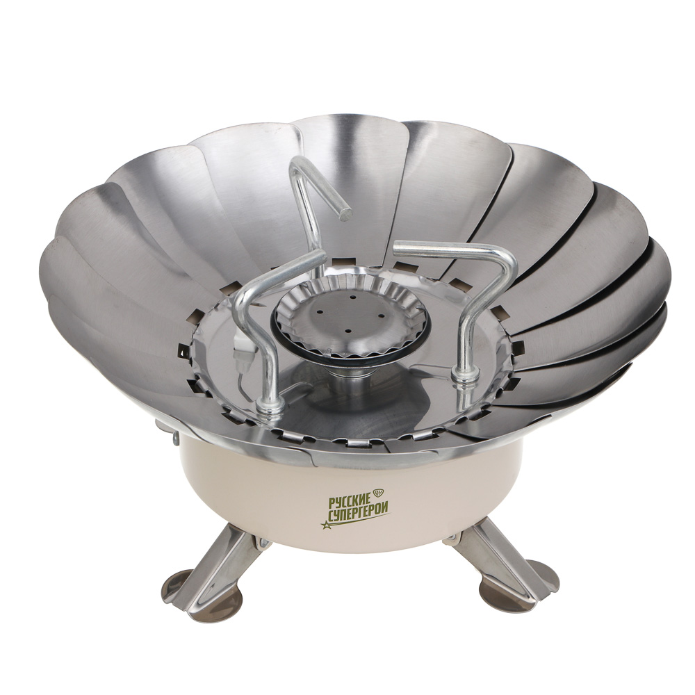 Плитка газ. к бал. с цанг. захватом тм BY Русские Супергерои, портативная, с лепестками, малая, арт.№ 116-081