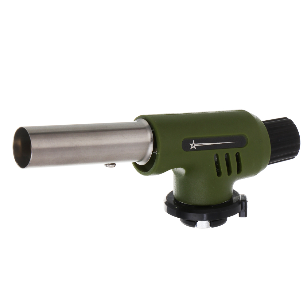 Горелка газ. с пьезорозжигом тм BY Русские Супергерои, цанг. захват, шир. сопло, ударопр. 15х4х5,5см, арт.№ 116-082