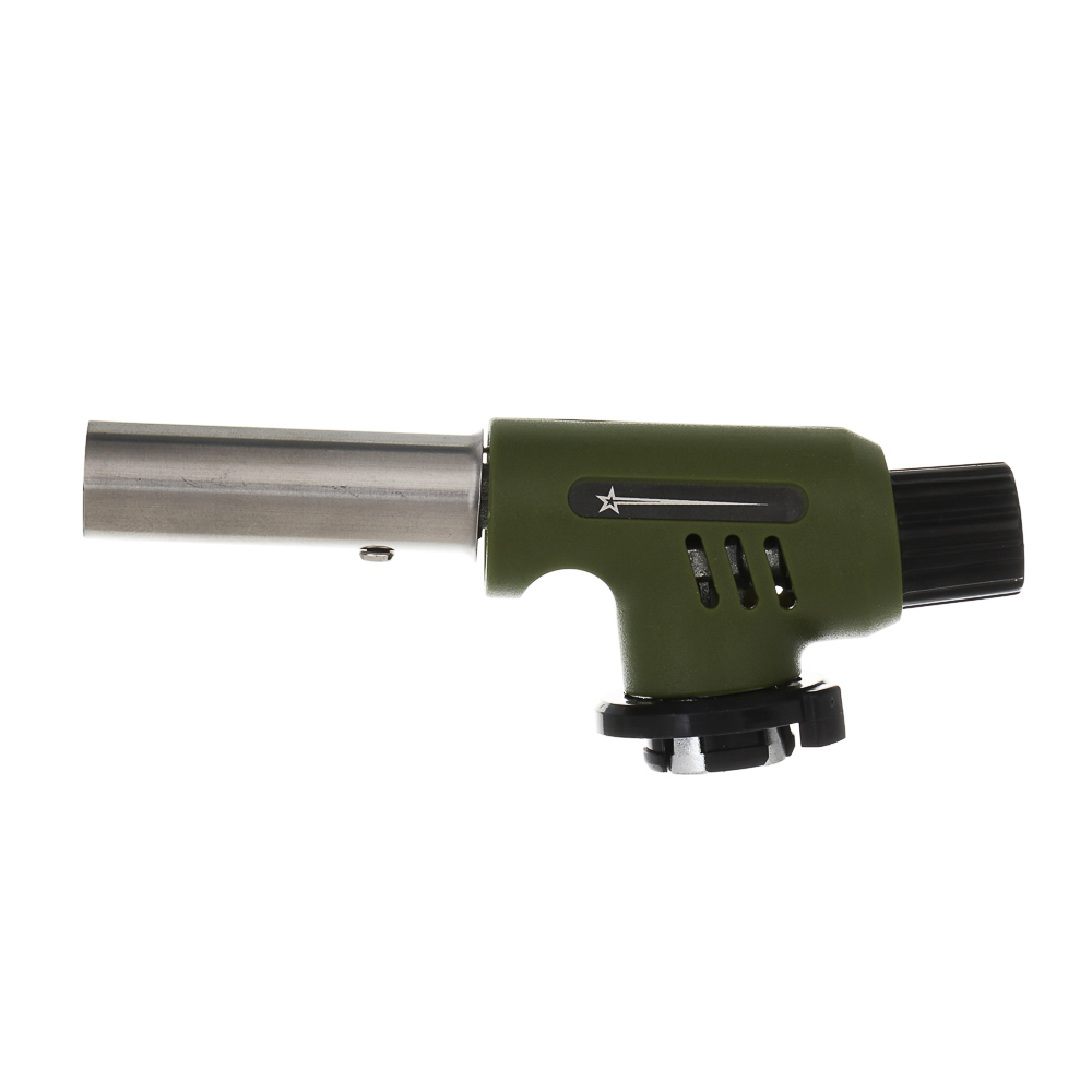 Горелка газ. с пьезорозжигом тм BY Русские Супергерои, цанг. захват, шир. сопло, ударопр. 15х4х5,5см, арт.№ 116-082