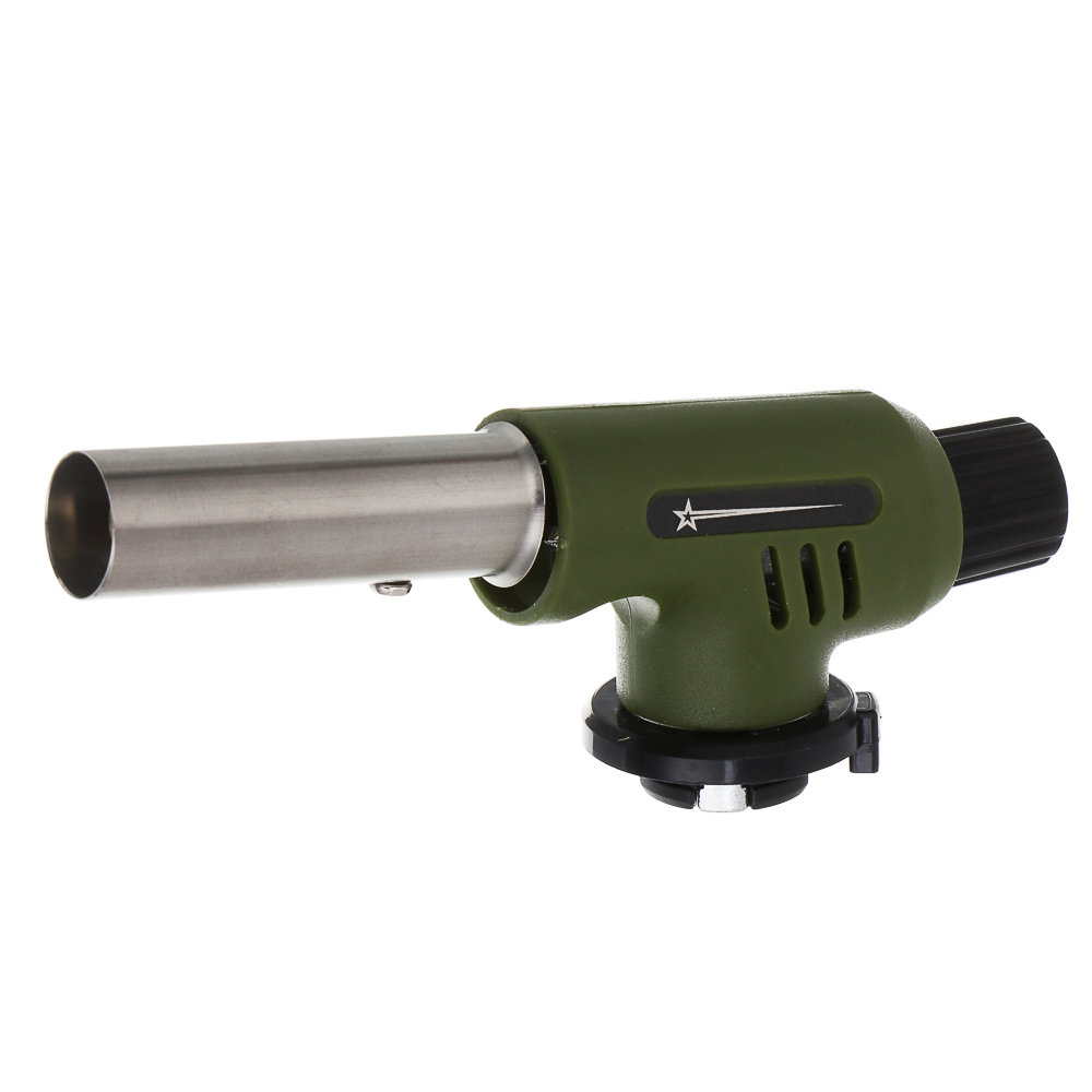 Горелка газ. с пьезорозжигом тм BY Русские Супергерои, цанг. захват, шир. сопло, ударопр. 15х4х5,5см, арт.№ 116-082