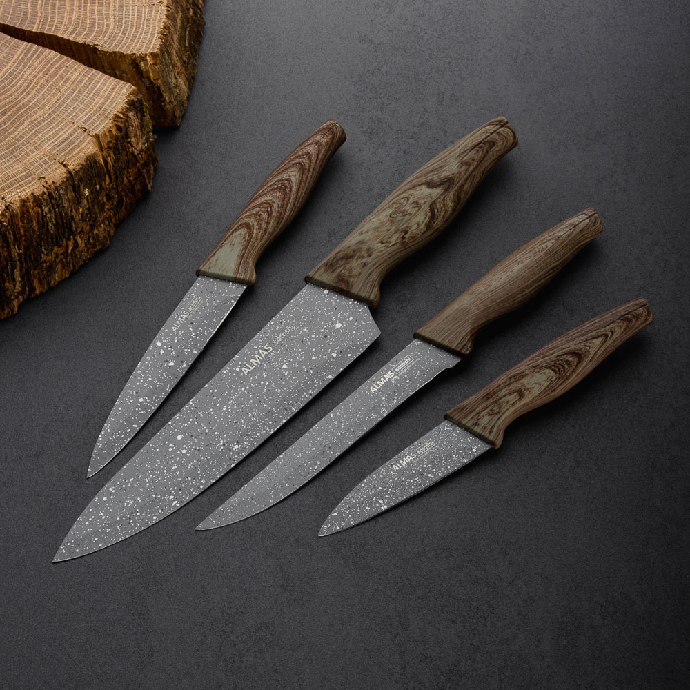 SATOSHI Алмаз Нож кухонный универсальный 15см, нерж.сталь с антиналипающим покрытием, арт.№ 803-079