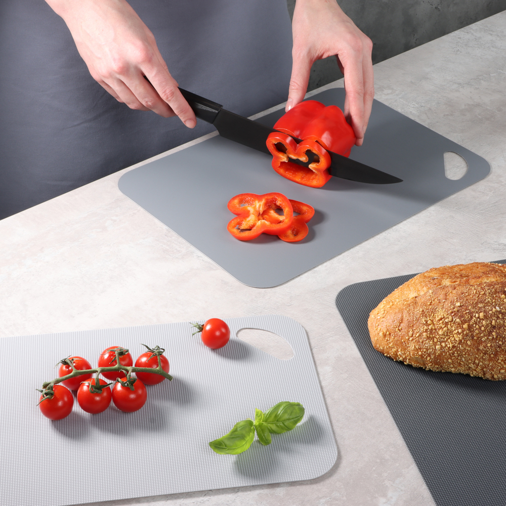 SATOSHI Виши Набор досок разделочных гибких 3шт 38х29см, 33,5х24см, 29х19см, пластик, арт.№ 852-150