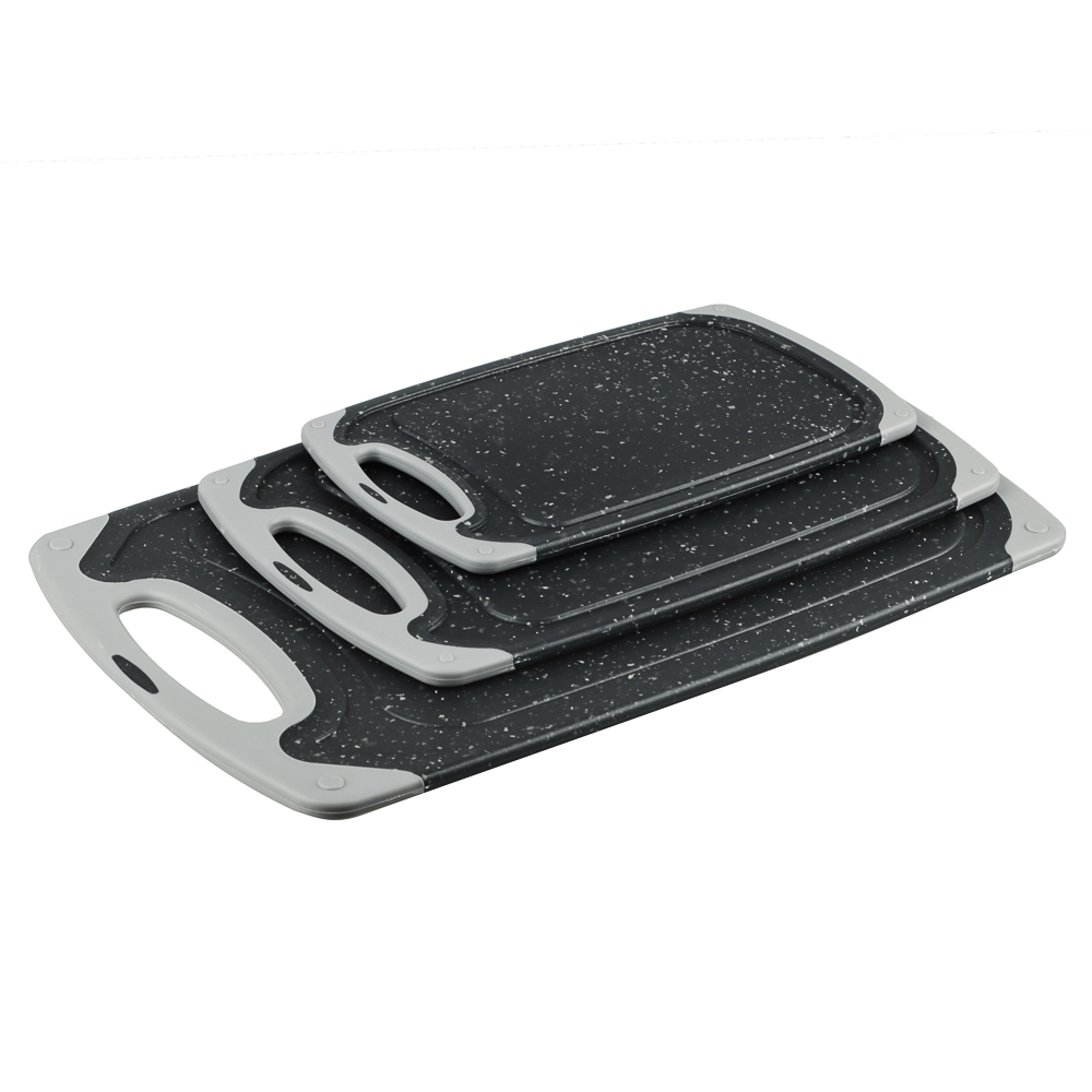 SATOSHI Марсель Набор досок разделочных 3шт 40х24х0,7см, 33х20х0,7см, 25х15х0,7см, пластик, арт.№ 852-152