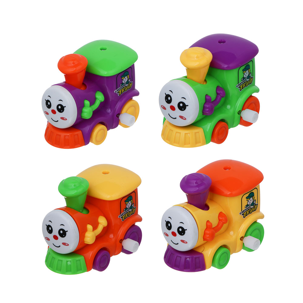 Игрушка заводная "Паровозик", ABS, арт.№ 866-091