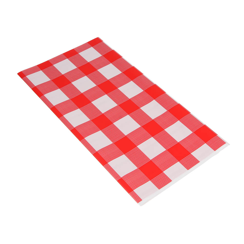Скатерть одноразовая "Клетка" тм Fntastic, 137x183 см, пластик, арт.№ 530-491