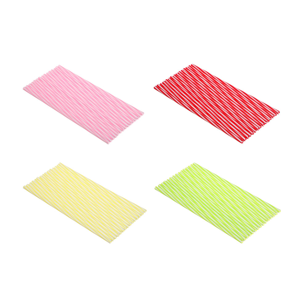 Набор трубочек для напитков "Летние" тм Fntastic, 15 шт, пластик, 4 вида, арт.№ 854-034