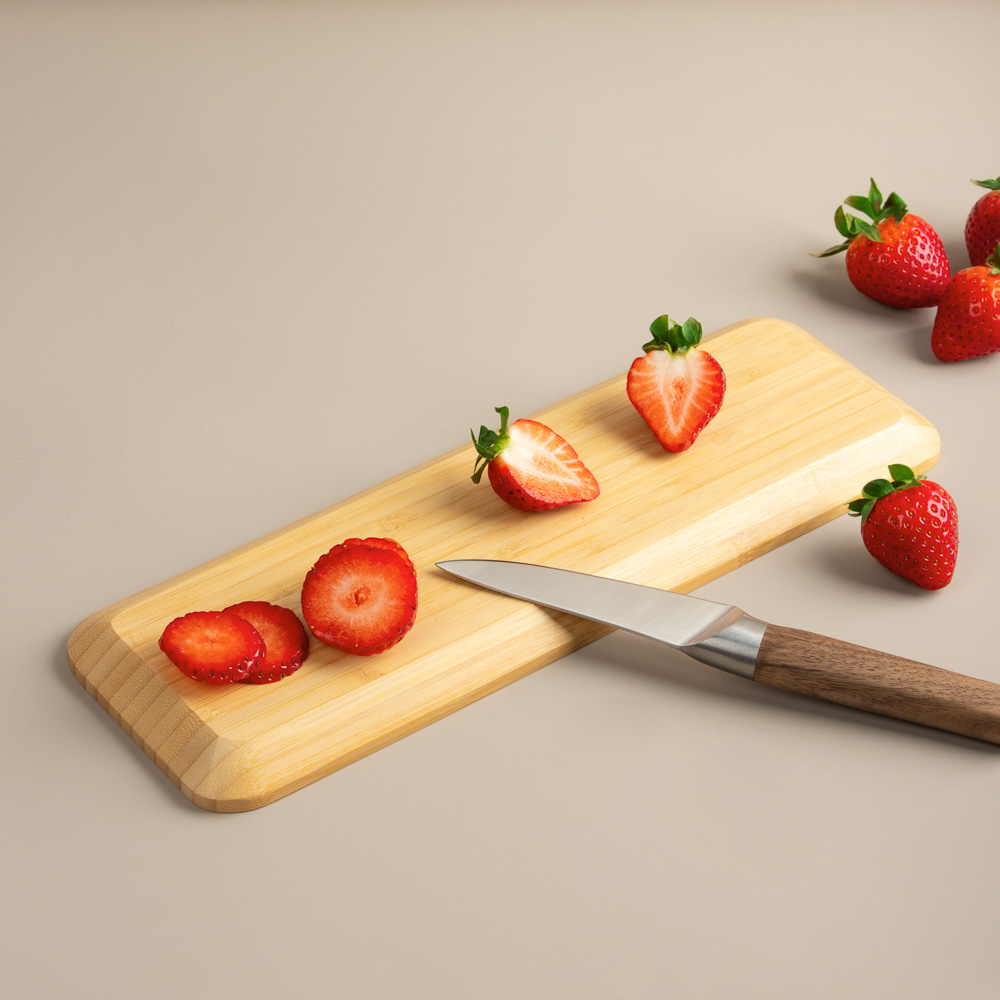 SATOSHI Набор для закусок на подставке 4пр., бамбук, 33х10.8х4.7см, арт.№ 883-551