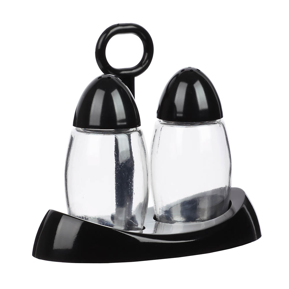 Набор на подставке для соли и перца, пластик, арт.№ 861-557